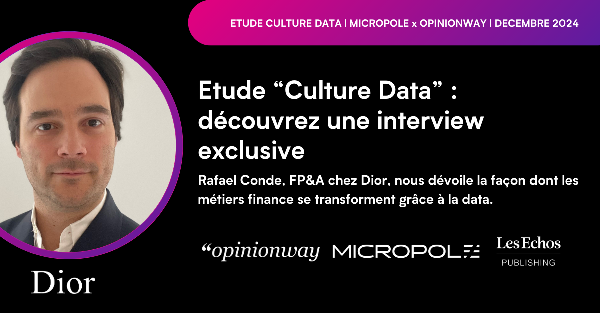 Etude Culture Data - Comment les métiers Finance se transforment grâce à la Data