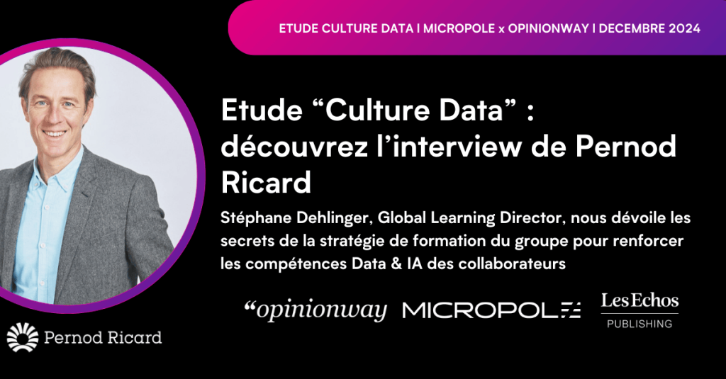 etude culture data interview du groupe Pernod Ricard