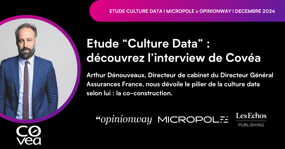 Etude Culture Data - Comment Covéa pilote sa stratégie data en s'appuyant sur une démarche de co-construction