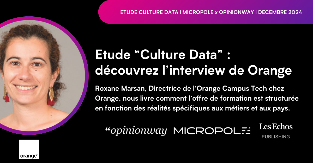 Etude Culture Data - Comment Orange forme ses collaborateurs à la Data et à l'IA